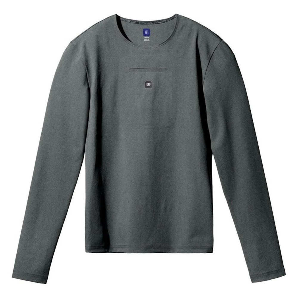 Yeezy Gap Mens Long‎ Sleeve Second Skin Tee Olive Green XXL New Without Tags